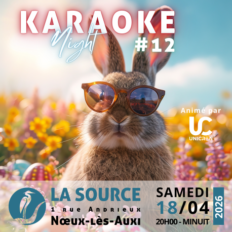 KARAOKÉ NIGHT 18 avril – SPÉCIAL PÂQUES