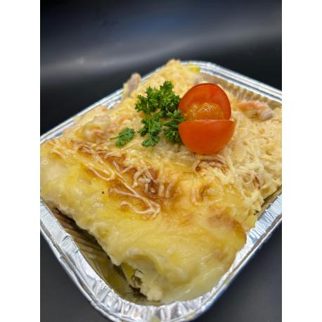 Lasagne saumon poireaux