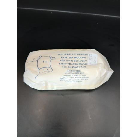 Beurre de ferme demi-sel 250g