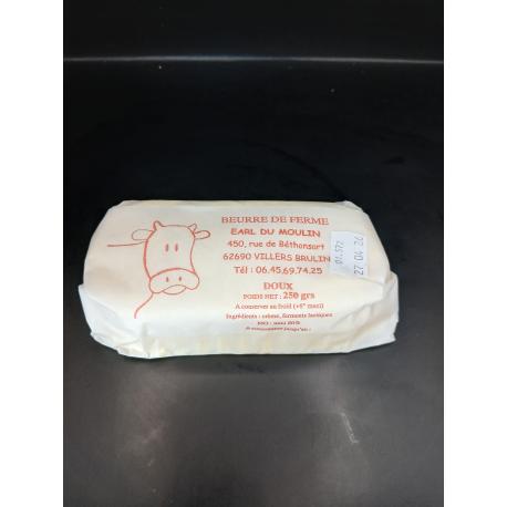 Beurre de ferme demi-sel 250g