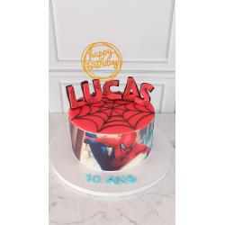 Gâteau anniversaire Spiderman