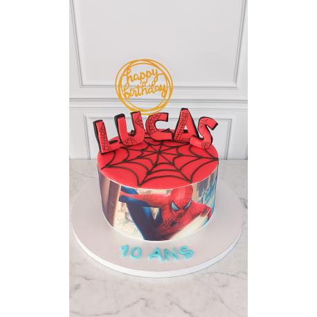 Gâteau anniversaire Spiderman