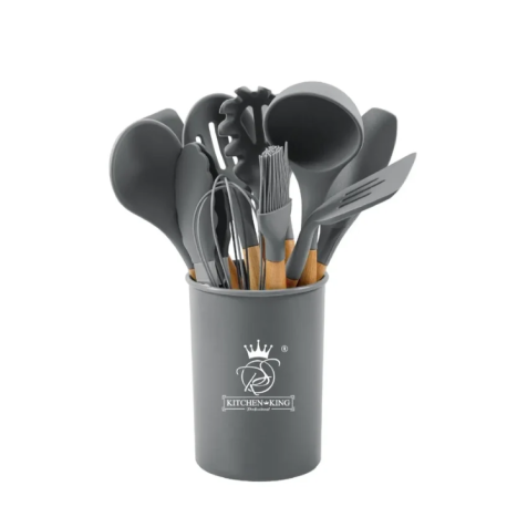 Set ustensiles de cuisine avec pot