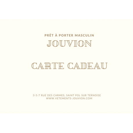 carte cadeau