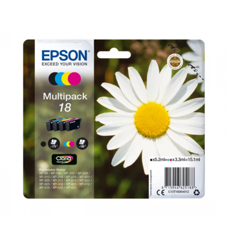 Cartouche encre EPSON 18 multipack pâquerette - Achetez Ternois