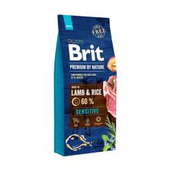 brit sensitive lamb rice 15kg